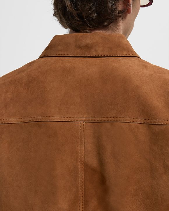 Nyle Suede Coach Jacket