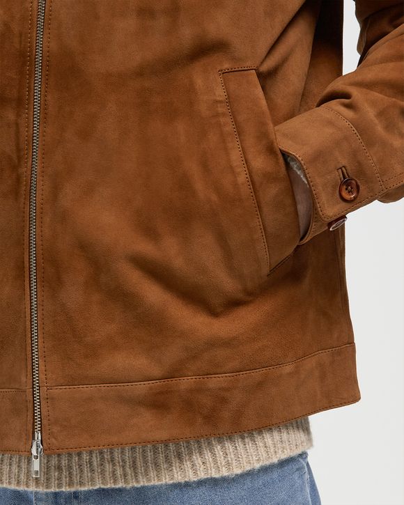 Nyle Suede Coach Jacket