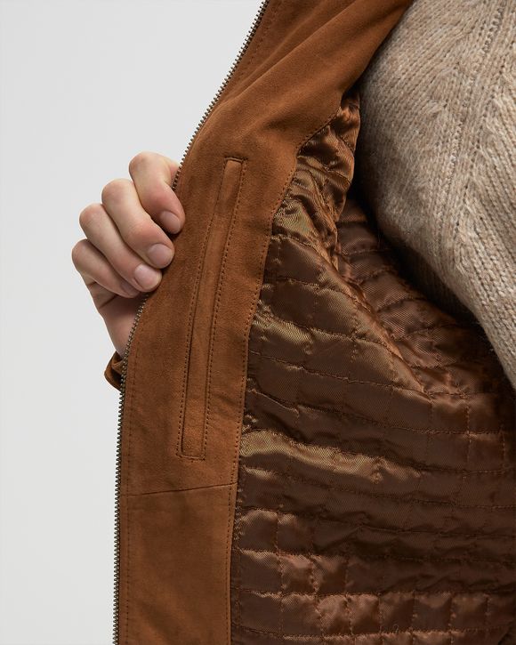 Nyle Suede Coach Jacket