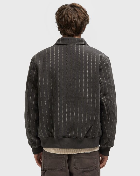 Varsity Pinstripe Wool Jacket