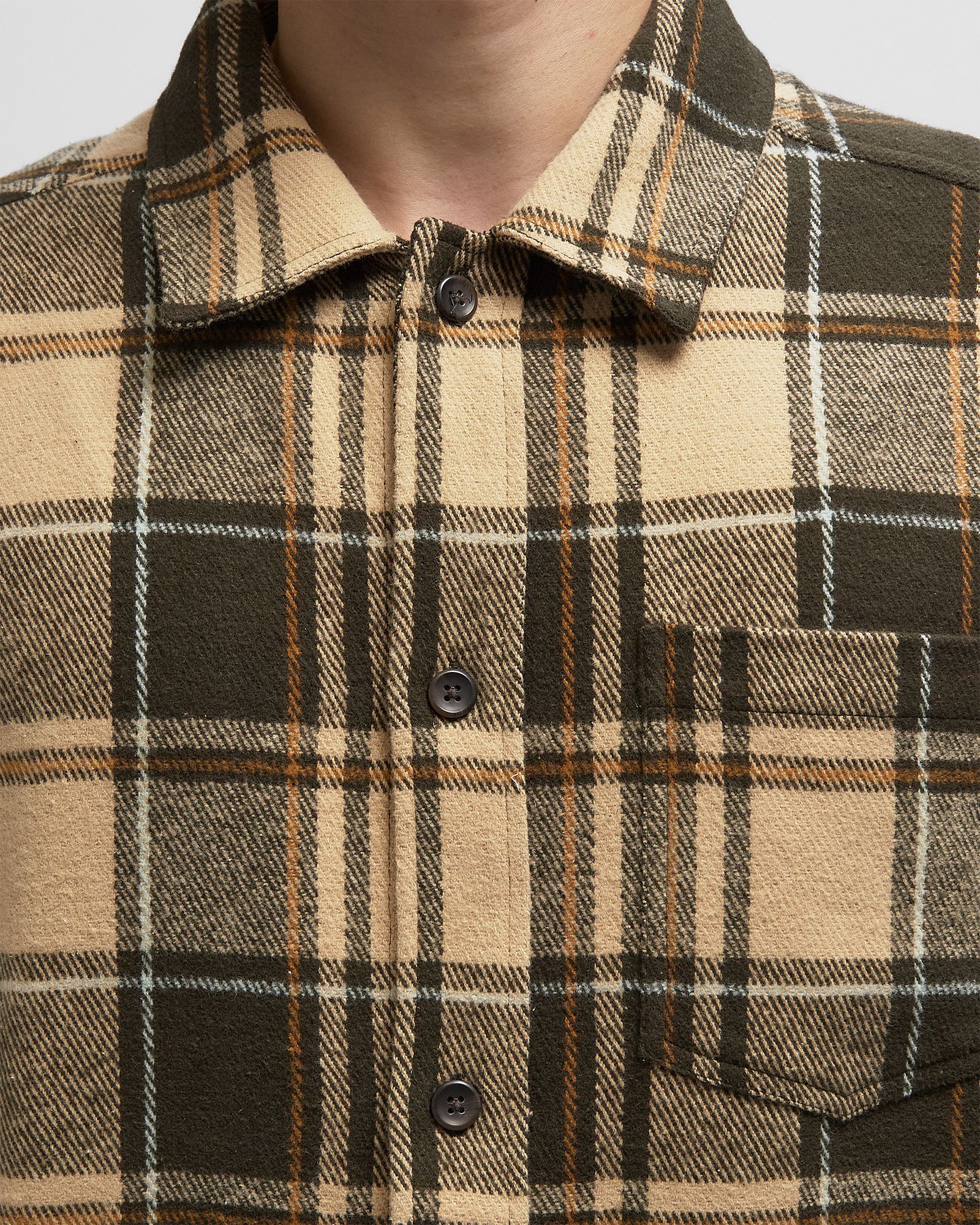 Loan Check Twill Overshirt