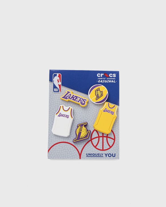 Crocs Jibbitz Los Angeles Lakers NBA Charms (5-Pack)