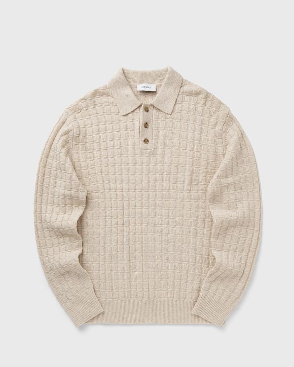 Gustav Squared Structure Polo Knit