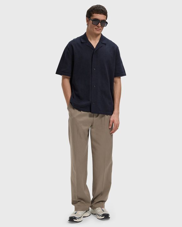 Thumbnail - Reece Pleated Twill Suit Pants