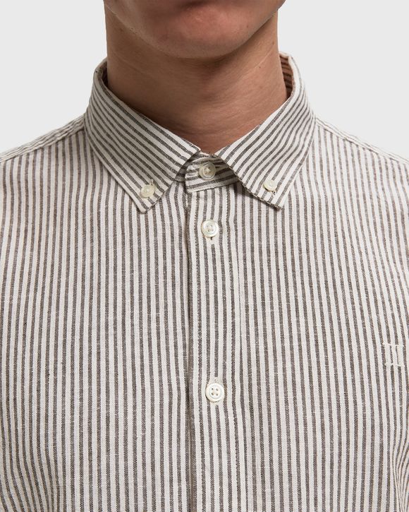 Konrad Stripe Cotton Linen Shirt