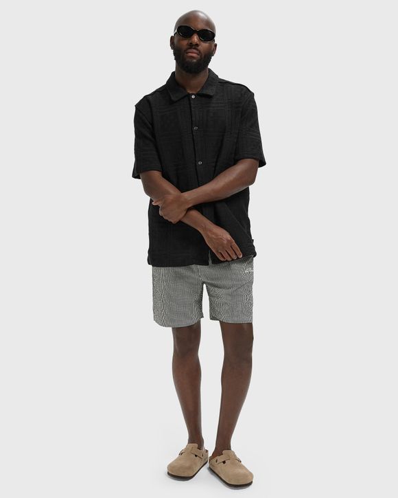 Thumbnail - Stan Stripe Seersucker Swim Shorts