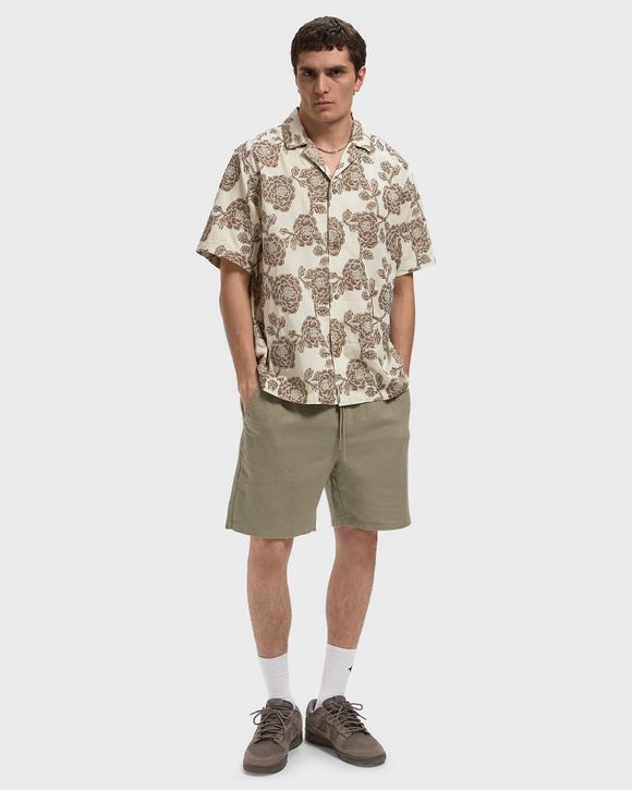 Thumbnail - Lesley Flower Jacquard SS Shirt