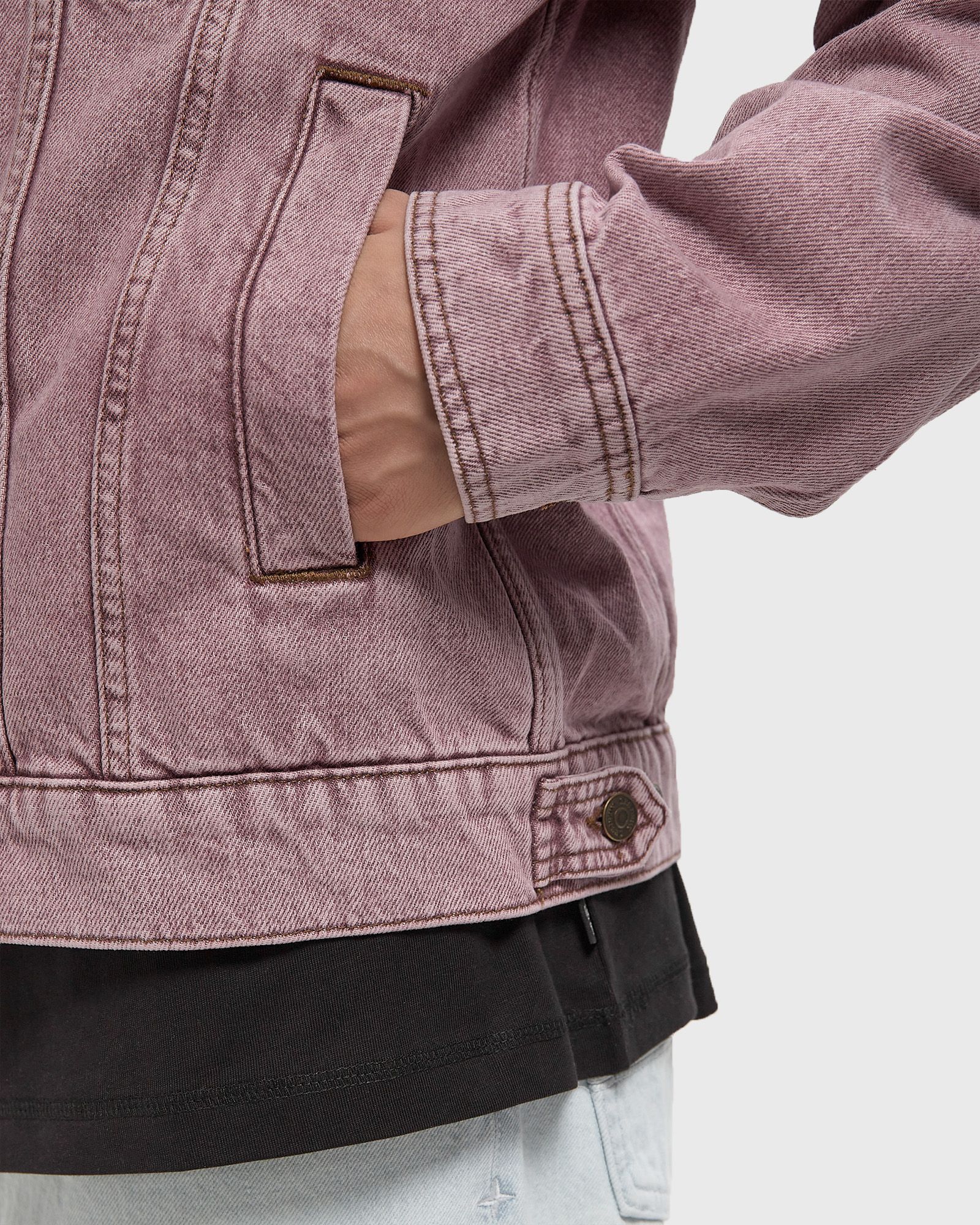 Rally Light Pink Denim Jacket
