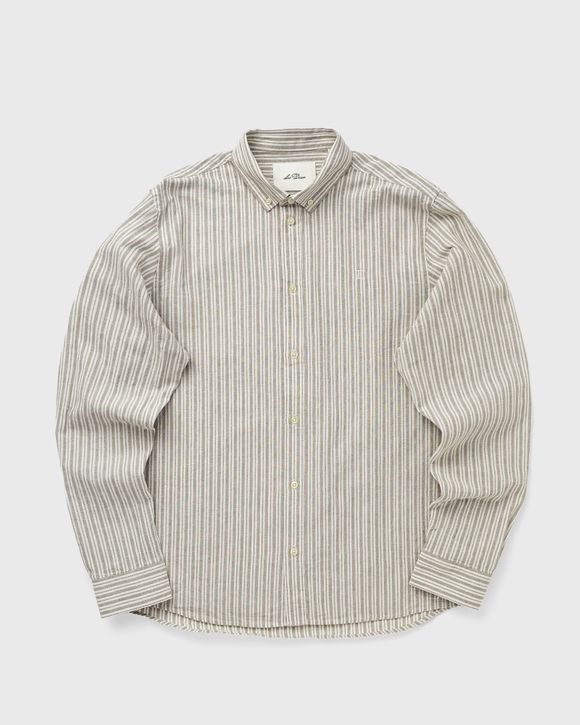 Stripe Cotton-Linen Shirt