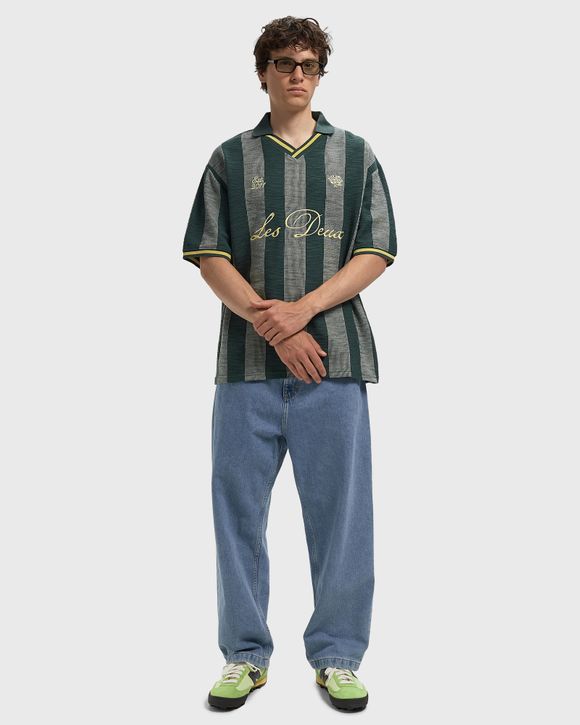 Stripe Jacquard Football Jersey