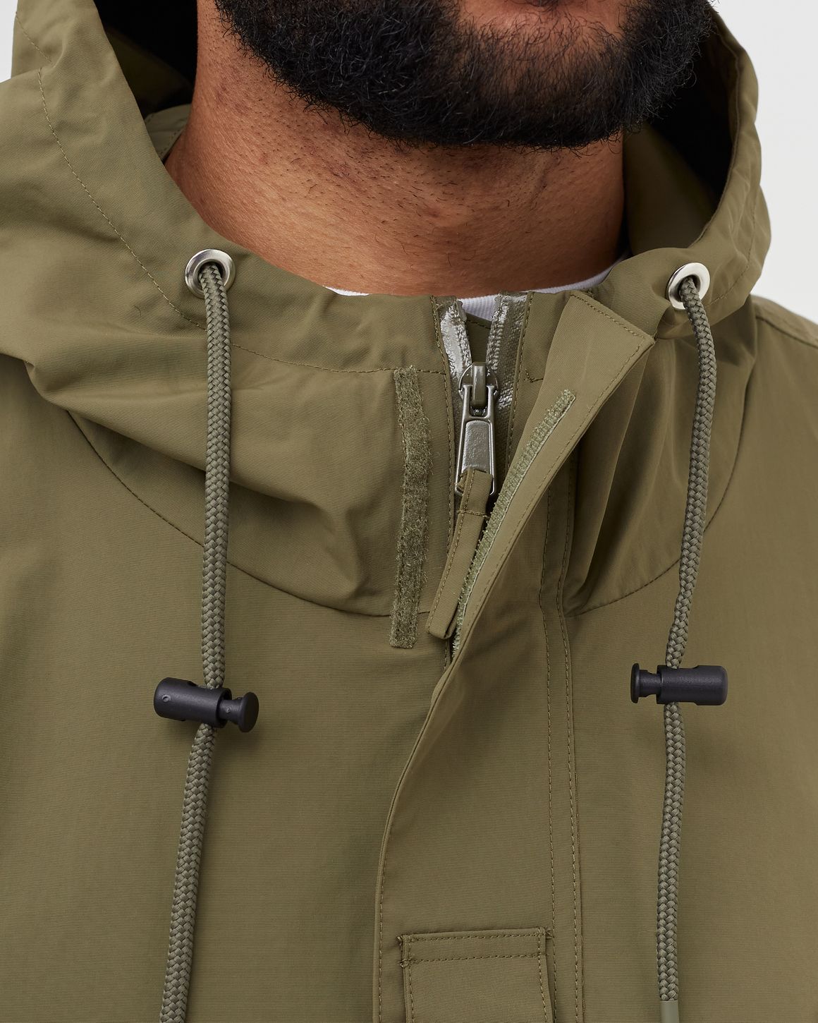 コンバース CONVERSE KIM JONES コラボ アノラック パーカー ハーフジップ レッド系 10021731 Converse x Kim Jones Parka Retro Half Zip Pullover Anorak