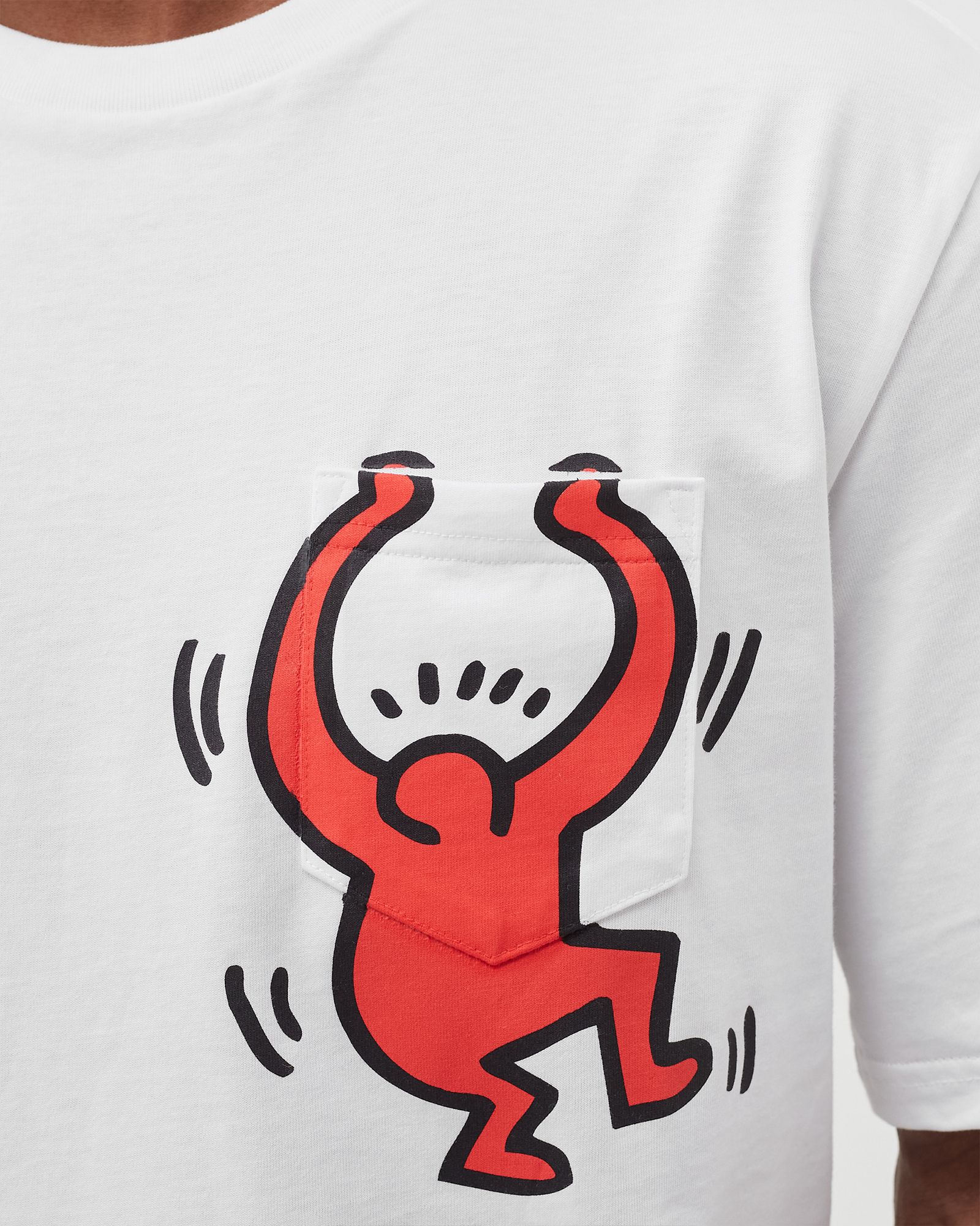 CONVERSE X KEITH HARING GRAPHIC POCKET TEE