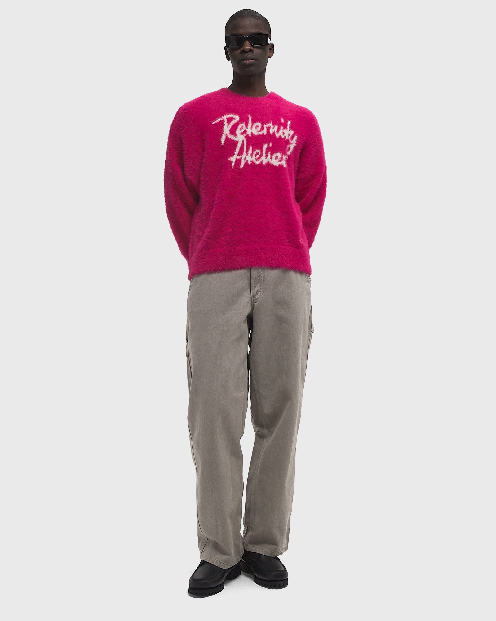 INTERWOVEN FURRY KNIT