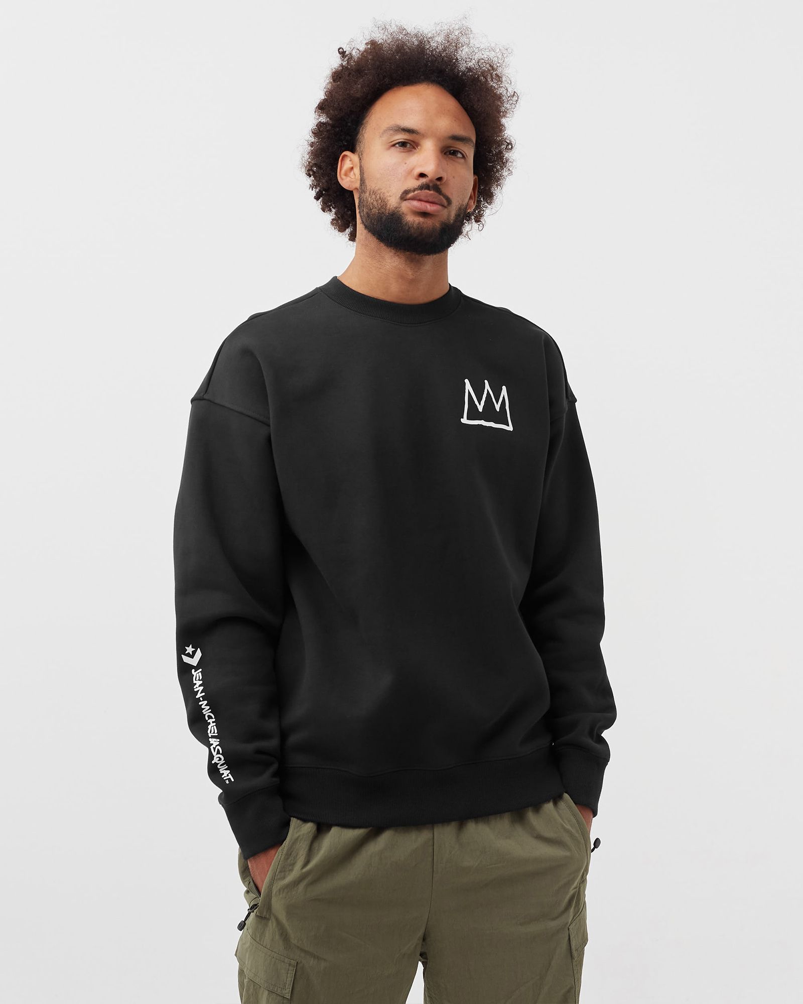 CONVERSE X BASQUIAT FLEECE CREW Sweatshirt
