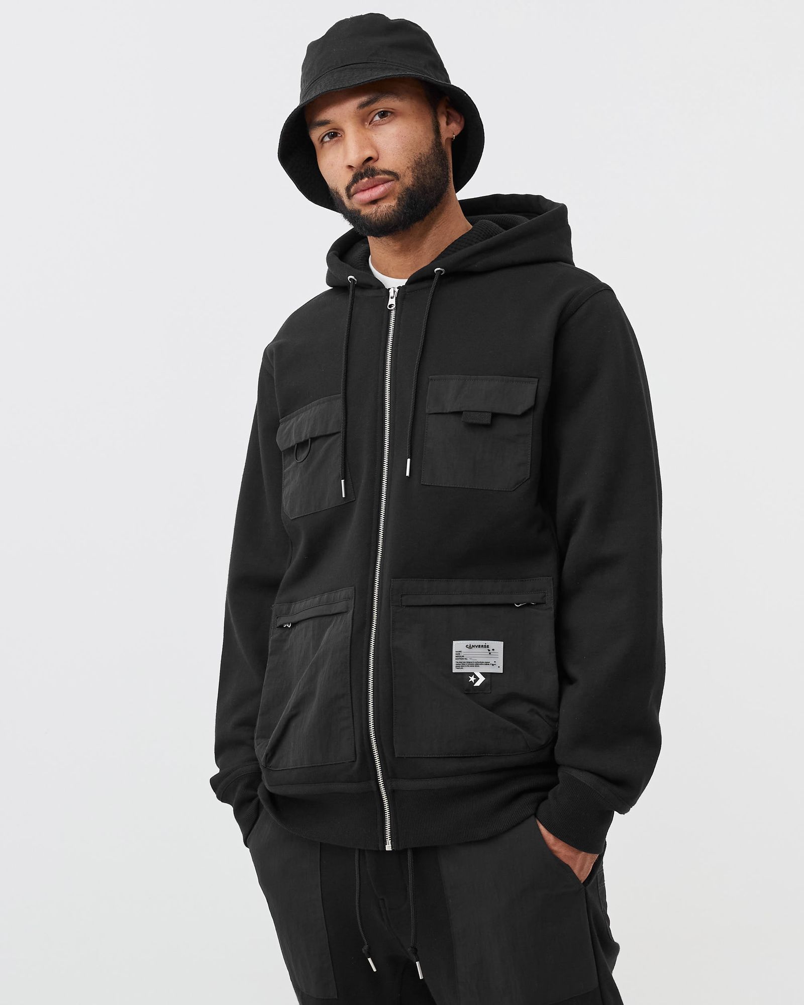 JOSH VIDES UTILITY FULL ZIP SWEAT