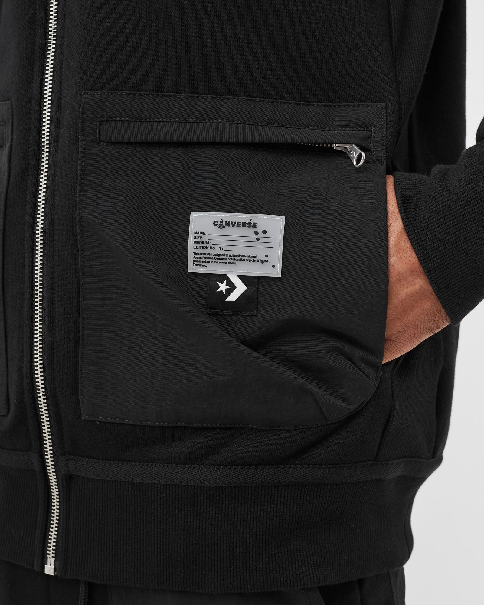 JOSH VIDES UTILITY FULL ZIP SWEAT