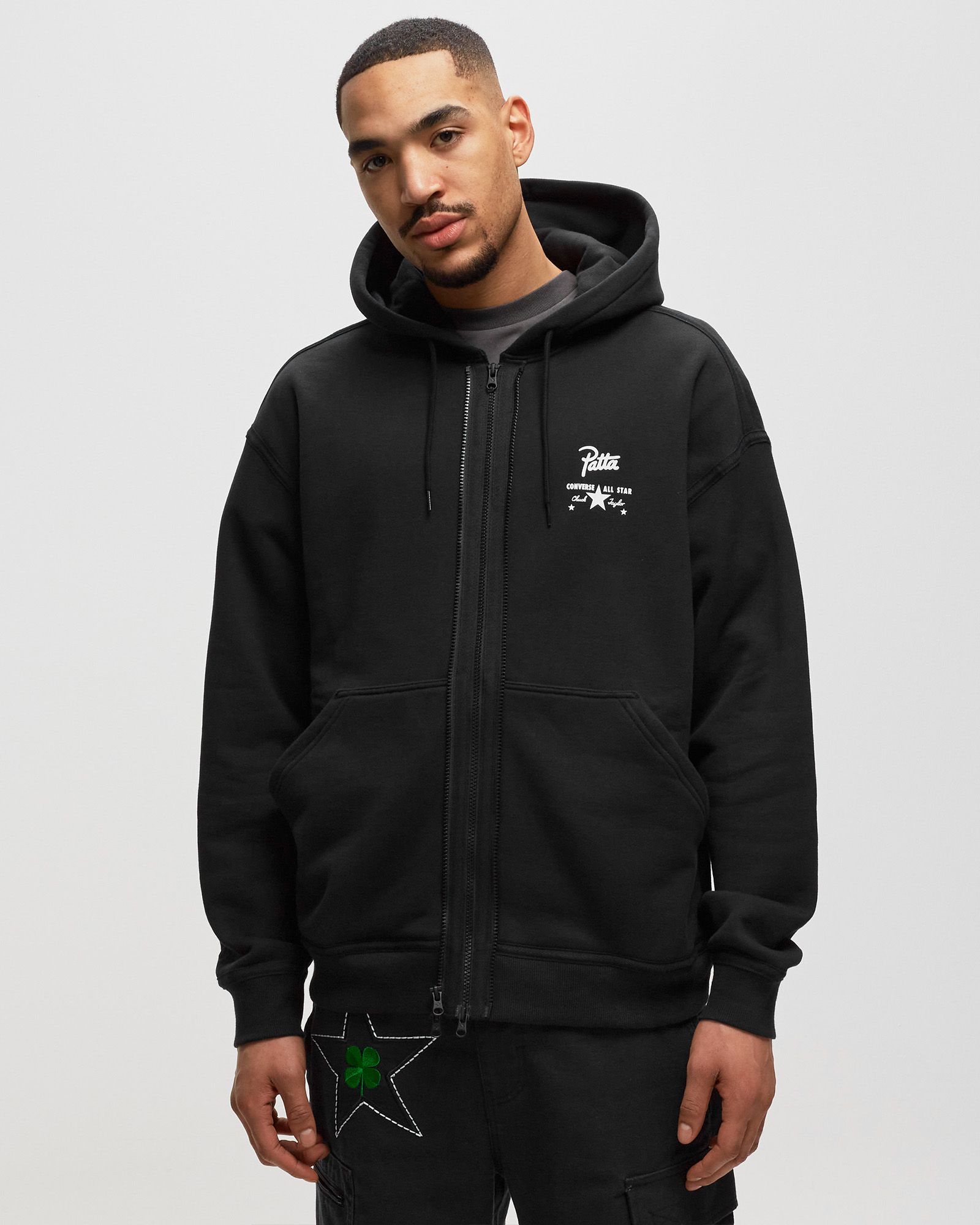 PATTA "Four-Leaf Clover" Utility Fleece Hoodie