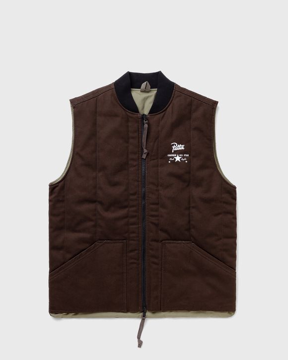 Converse x Patta Four-Leaf Clover Utility Reversible Padded Vest in Java -  Converse Canada