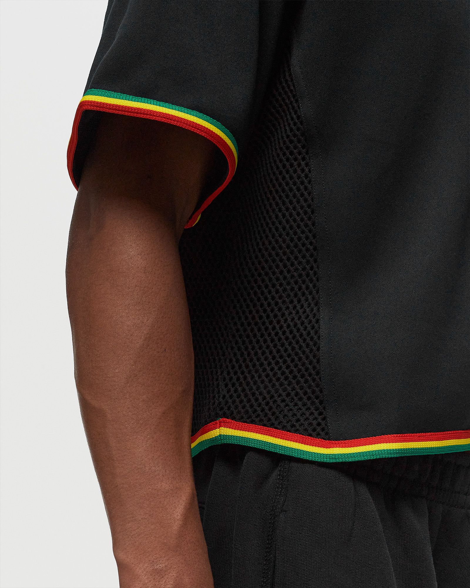 x DAILY PAPER CROPPED SHOOTING SHIRT