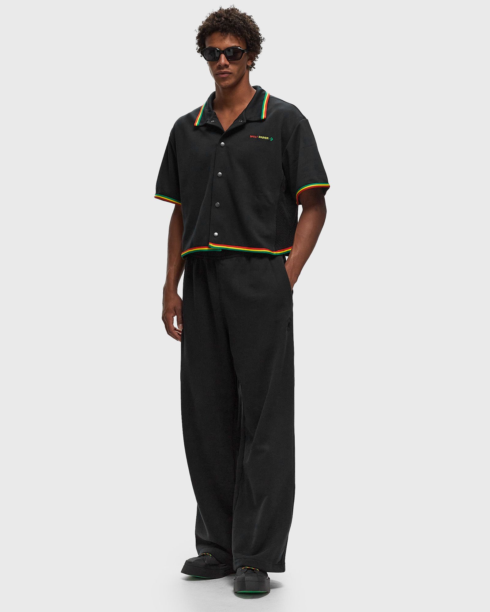 x DAILY PAPER CROPPED SHOOTING SHIRT