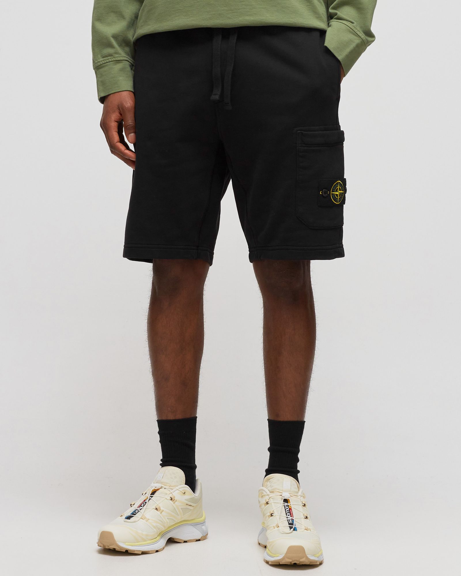 Cargo Bermuda Shorts Cotton Fleece