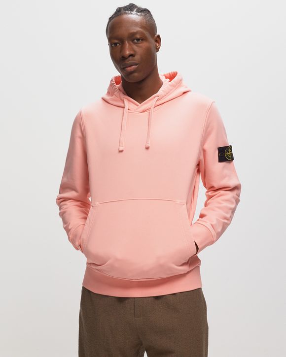 Stone Island Hoodie Cotton Fleece Pink pink