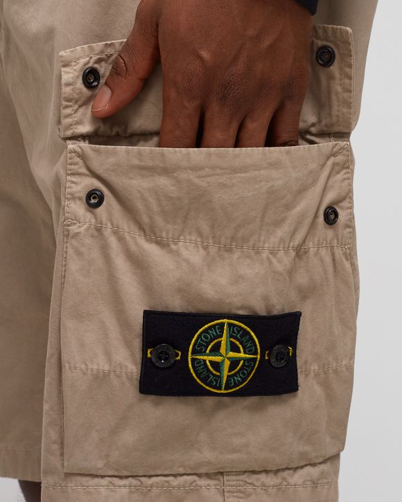 Slim Bermuda Brushed Cotton Canvas