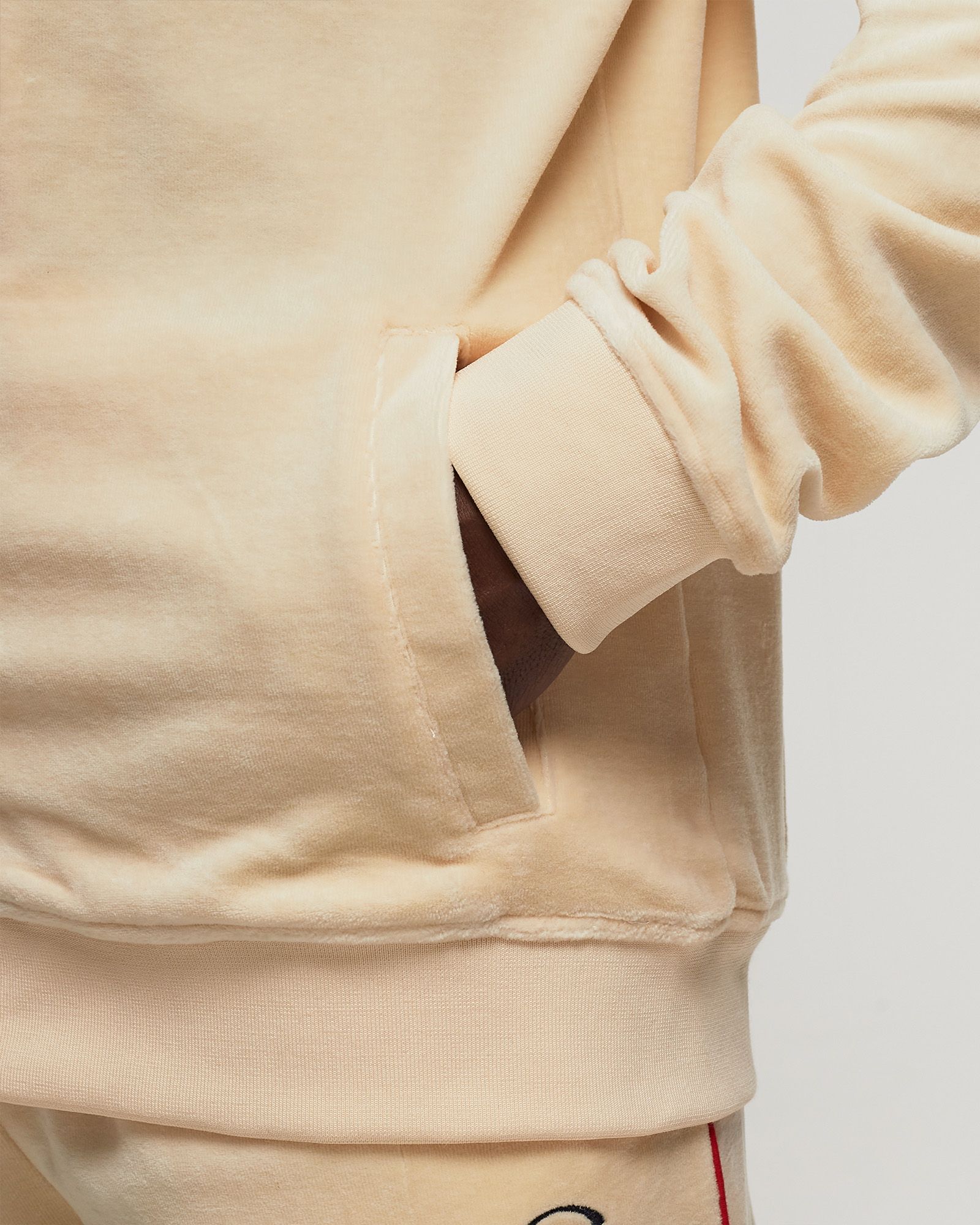 EDDIE VELOUR TRACK TOP