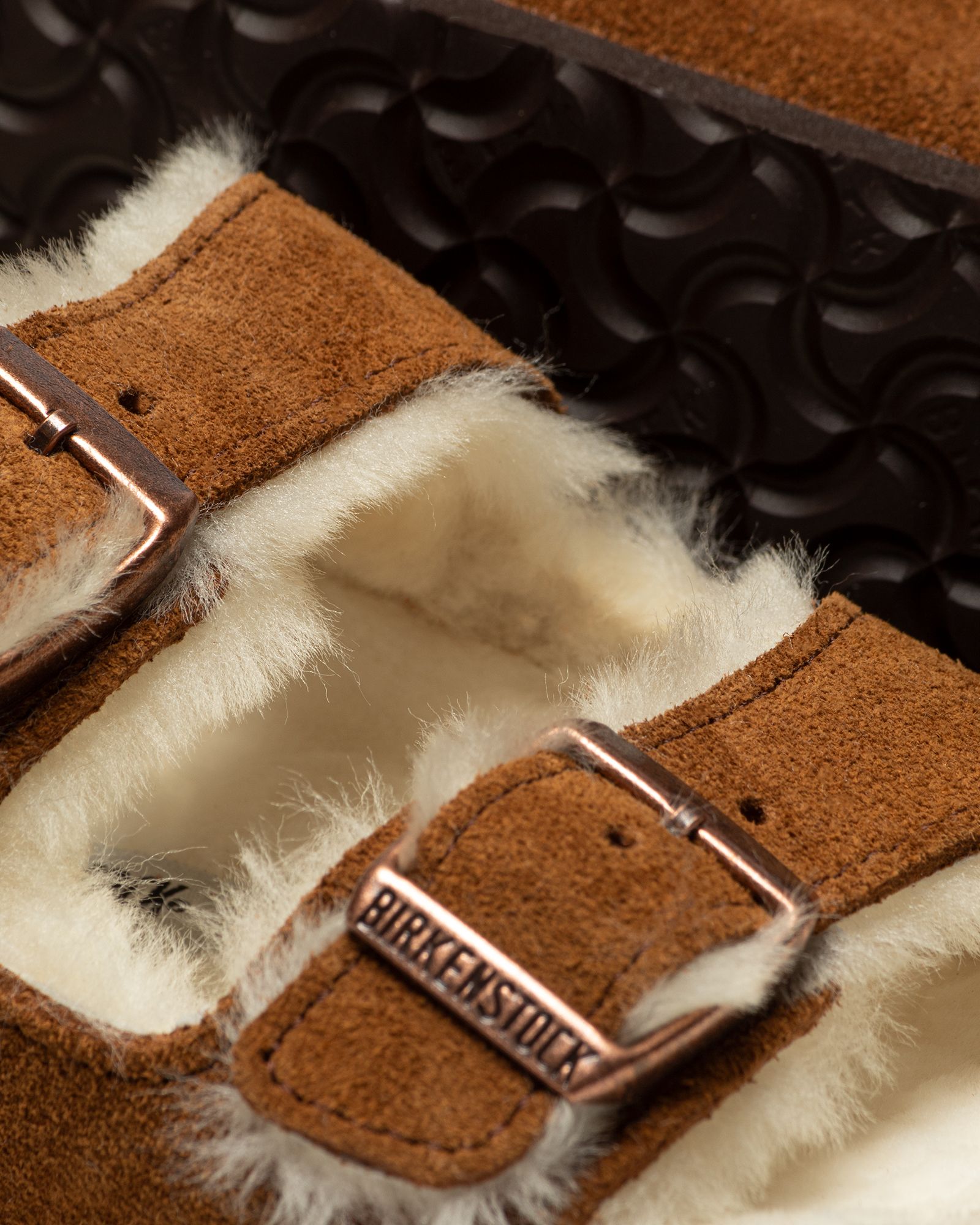 Arizona Kids Suede Shearling Mink LAF