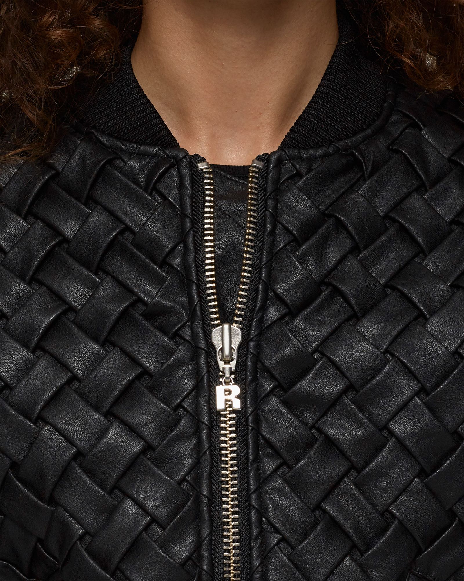 Braided Bomber Jacket