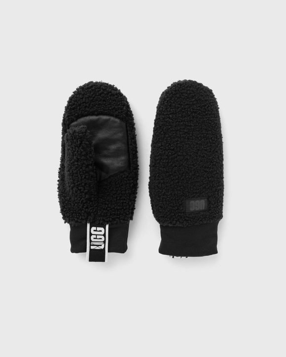 UGG LOGO MITTEN ブラック S/M UGG LOGO MITTEN ブラック S/M UGG® UGGfluff Mitten With Logo