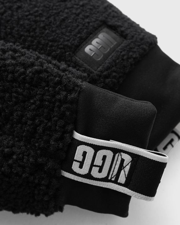 WMNS UGGFLUFF MITTEN WITH LOGO TAPE