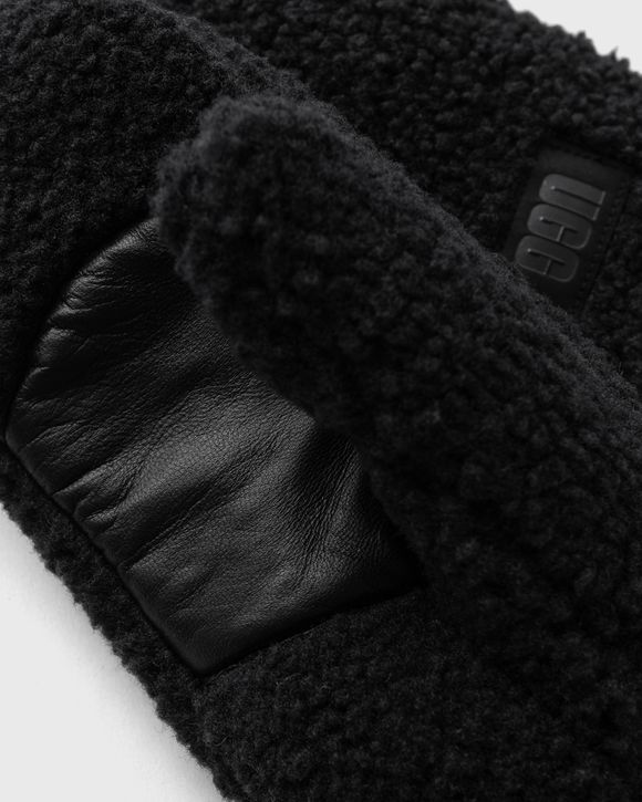 WMNS UGGFLUFF MITTEN WITH LOGO TAPE