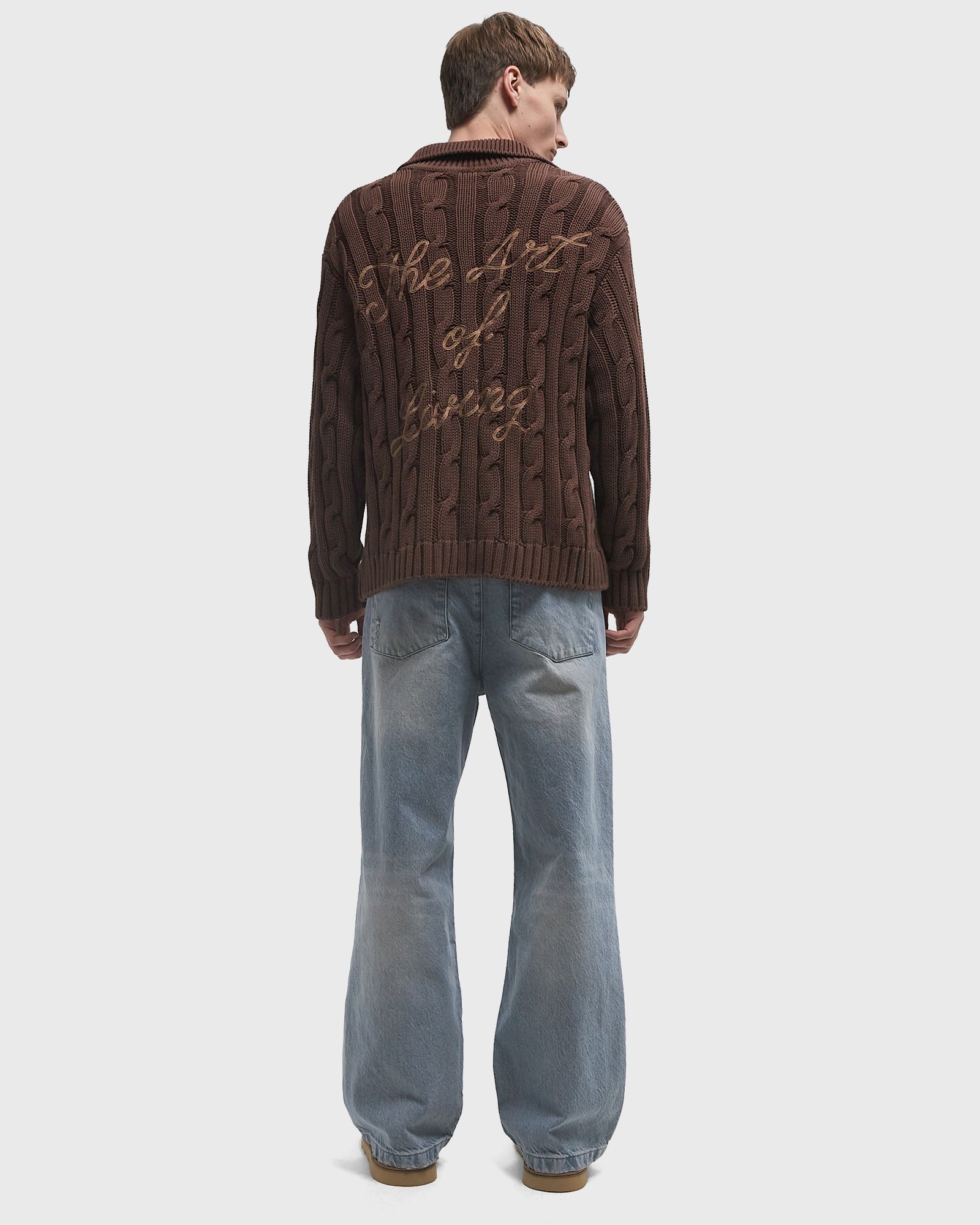 X POMPEII THE ART OF LIVING POLO KNIT