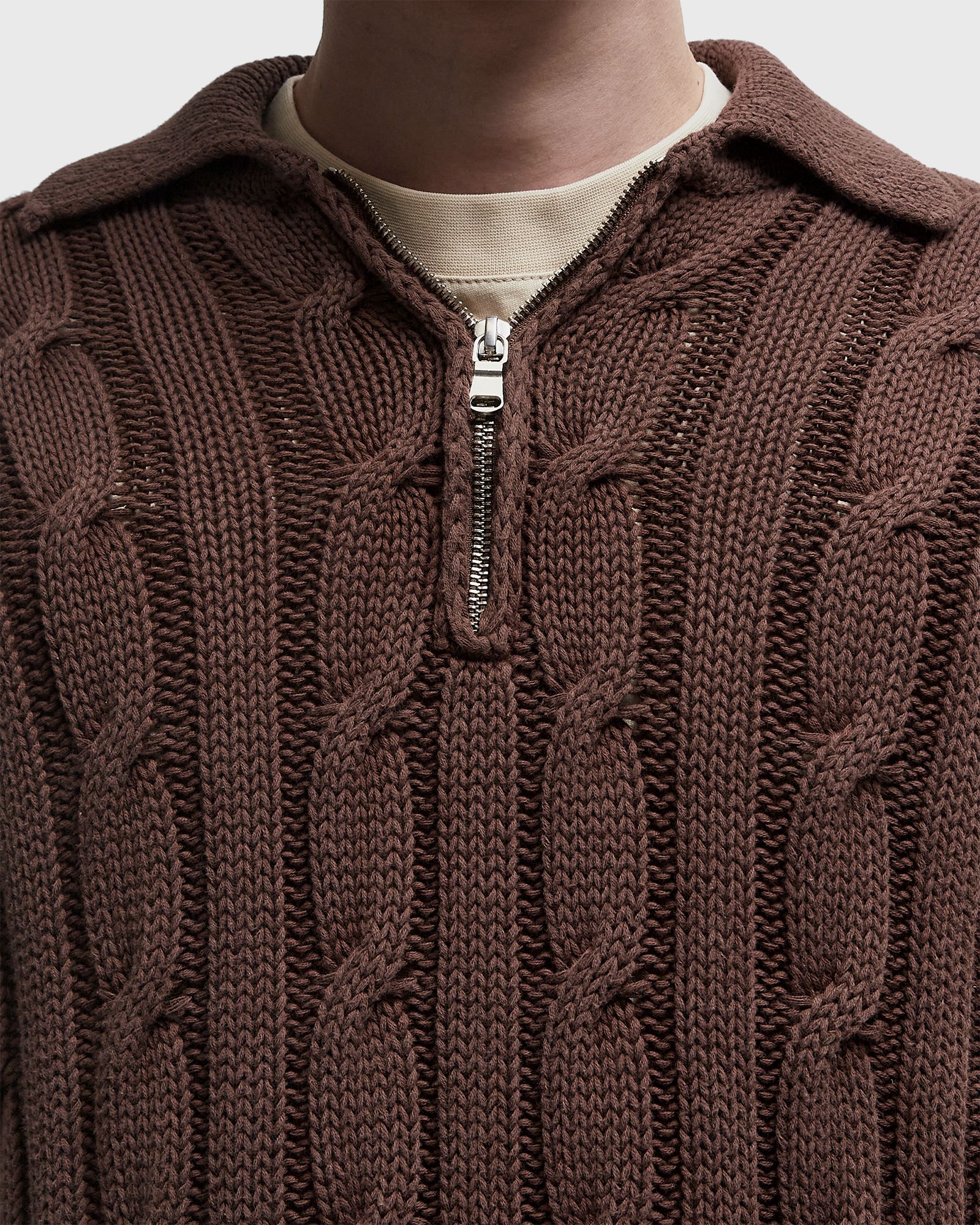 X POMPEII THE ART OF LIVING POLO KNIT