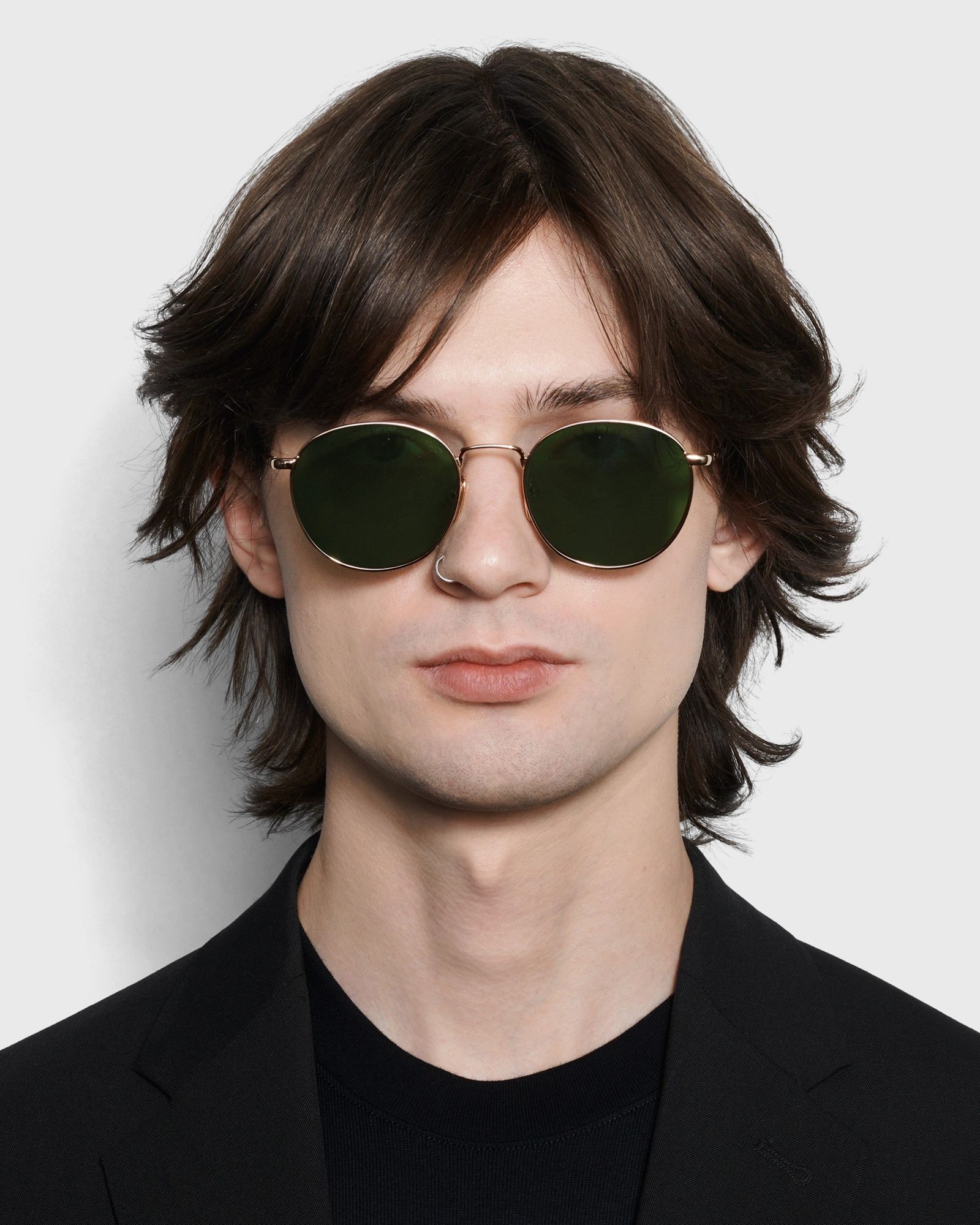 Round Soft Gold/Green