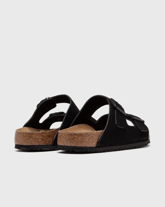 Birkenstock arizona slim hot sale soft black