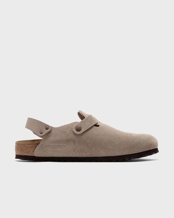 靴 BIRKENSTOCK Tokio II Suede Birkenstock Unisex Tokio II Black Suede Leather Clog