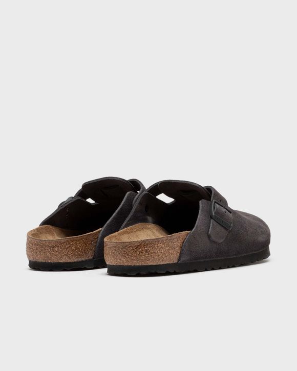 Birkenstock Boston Suede Leather Grey VELVET GREY