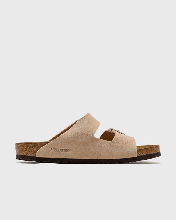 Arizona SFB Suede Sandals in Beige - Birkenstock