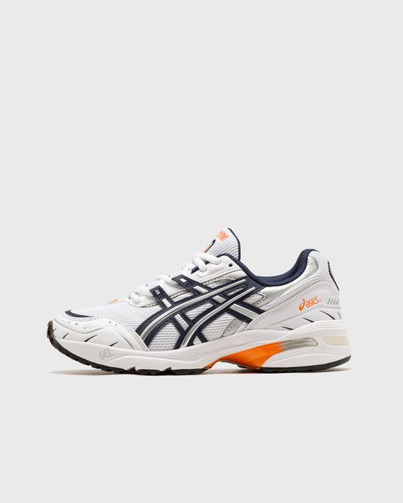 Asics store white orange