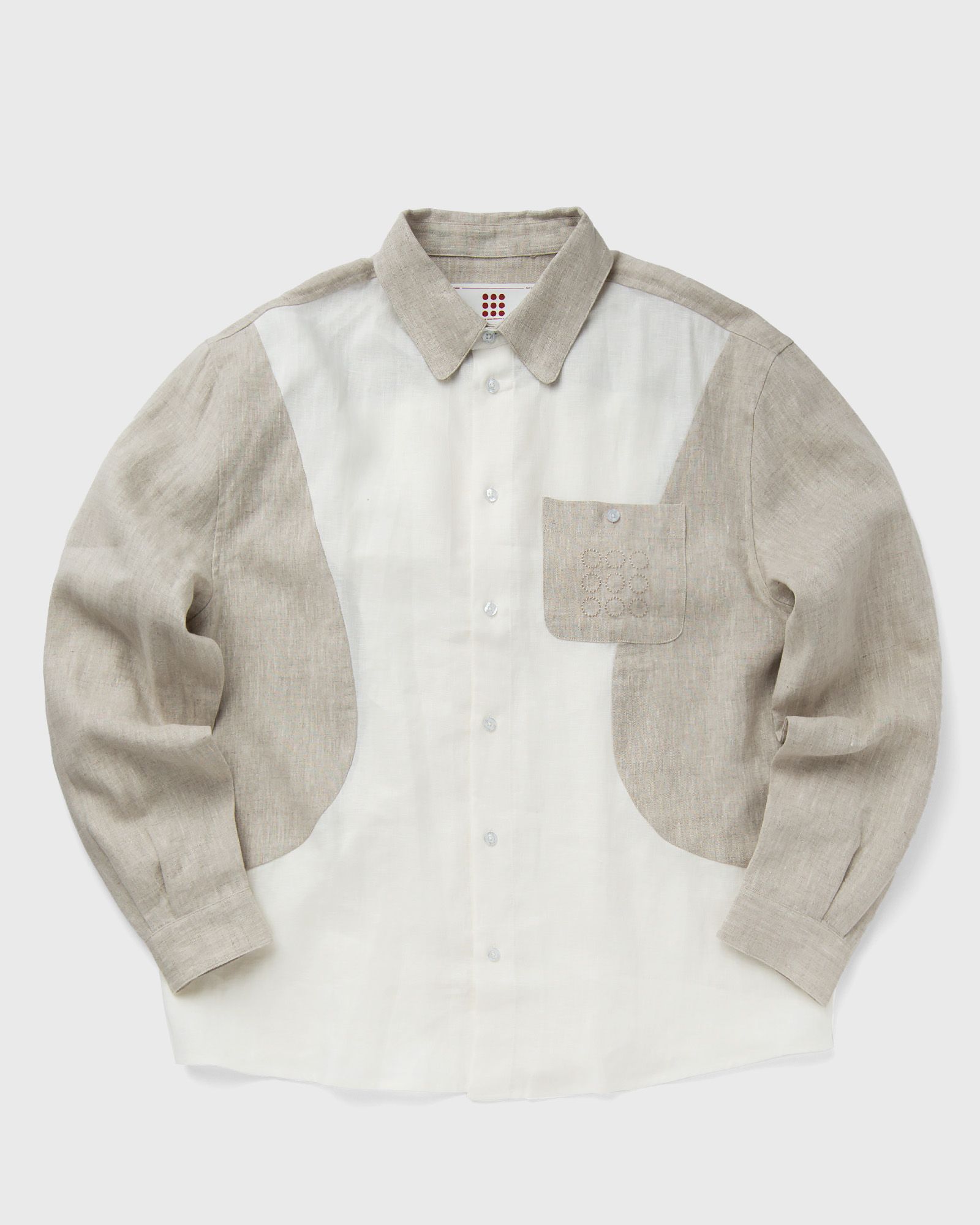 The New Originals - curve shirt men longsleeves white in größe:xl