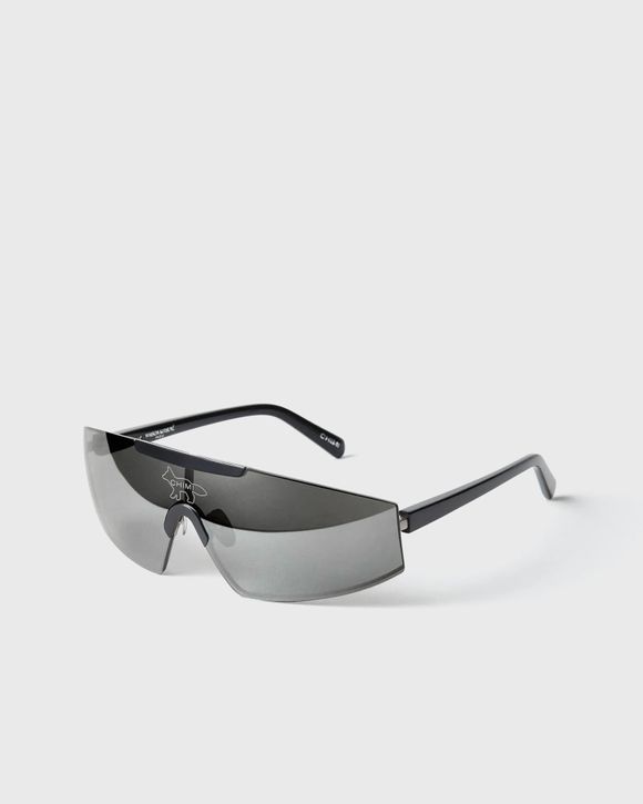 Maison Kitsune x Chimi SHIELD BLACK SUNGLASSES