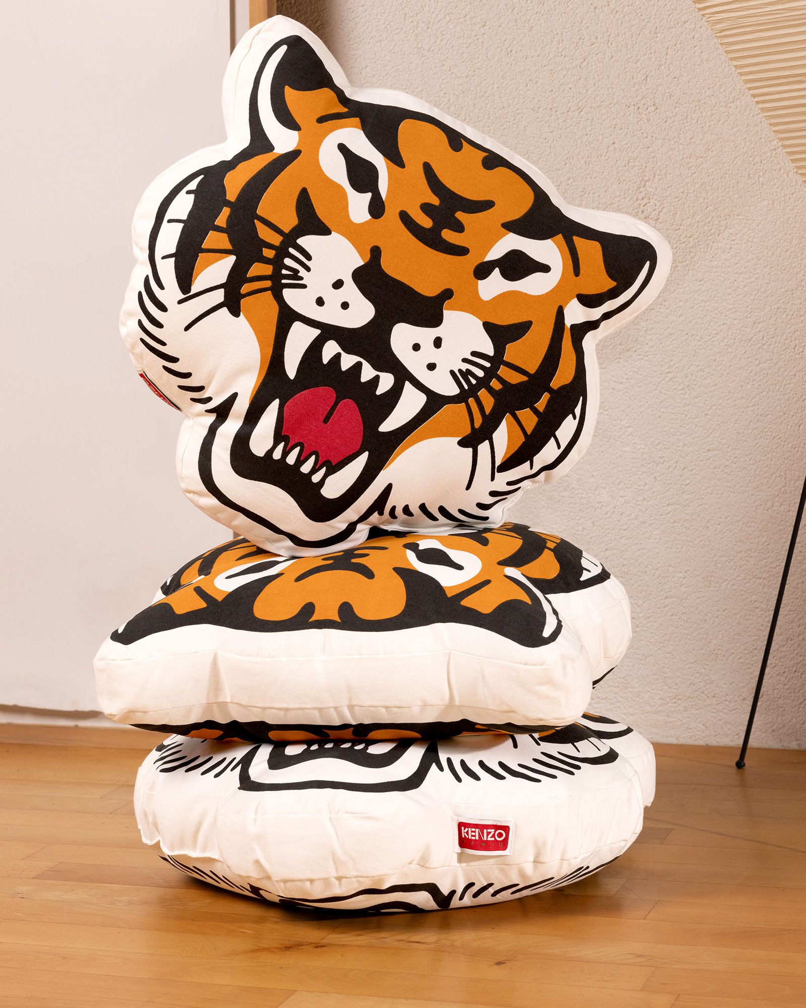 LUCKY TIGER CUSHION 48CM X 53CM