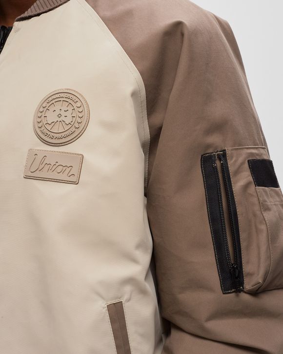 Canada Goose NBA with UNION Bullard Bomber Orange/Beige - PEARL-PERLE