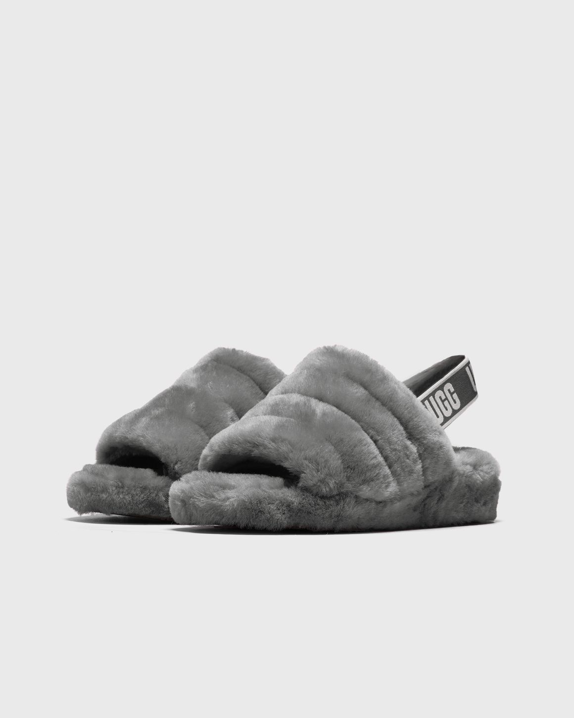 UGG W FLUFF YEAH SLIDE Grey BSTN Store