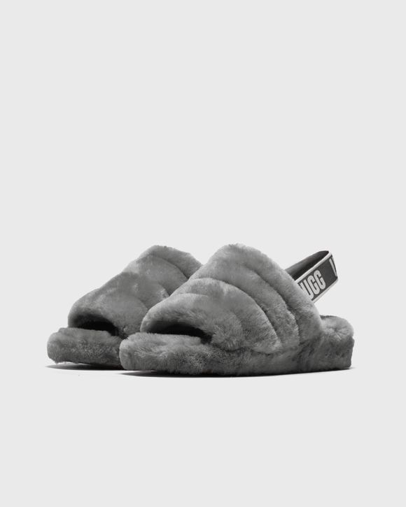 Ugg fluff shop slide grey