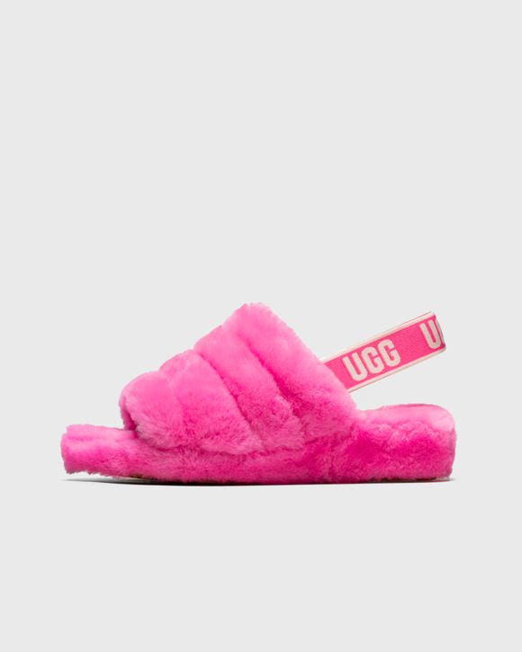 UGG W FLUFF YEAH SLIDE Pink - CARNATION