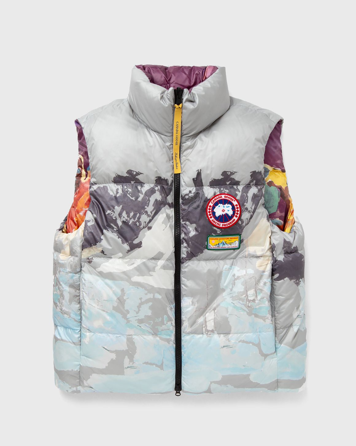 Canada Goose X NBA X KIDSUPER STUDIOS REVERSIBLE VEST Multi LANDSCAPE CROWD PRINT