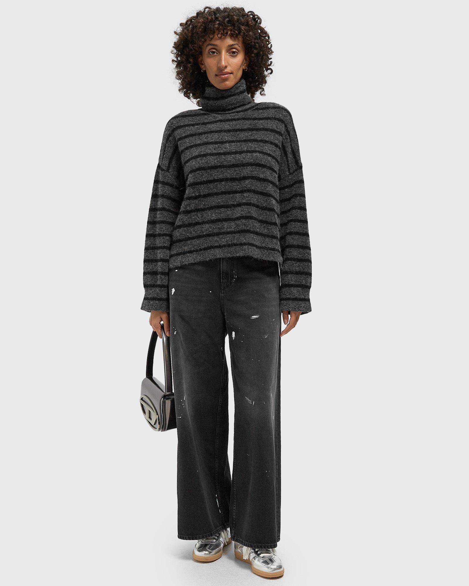 ALPHA ROLLNECK STRIPED NOOS